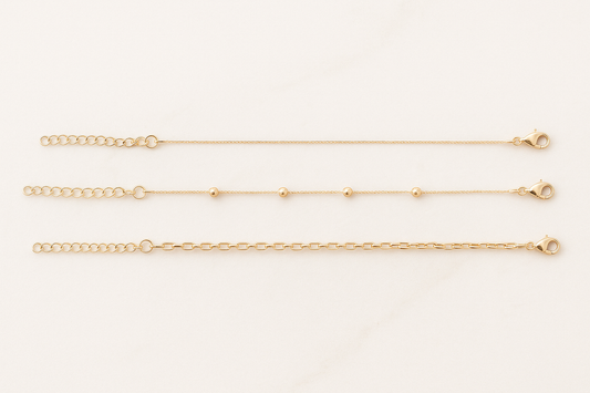 Goudkleurige Armbanden set Aymée